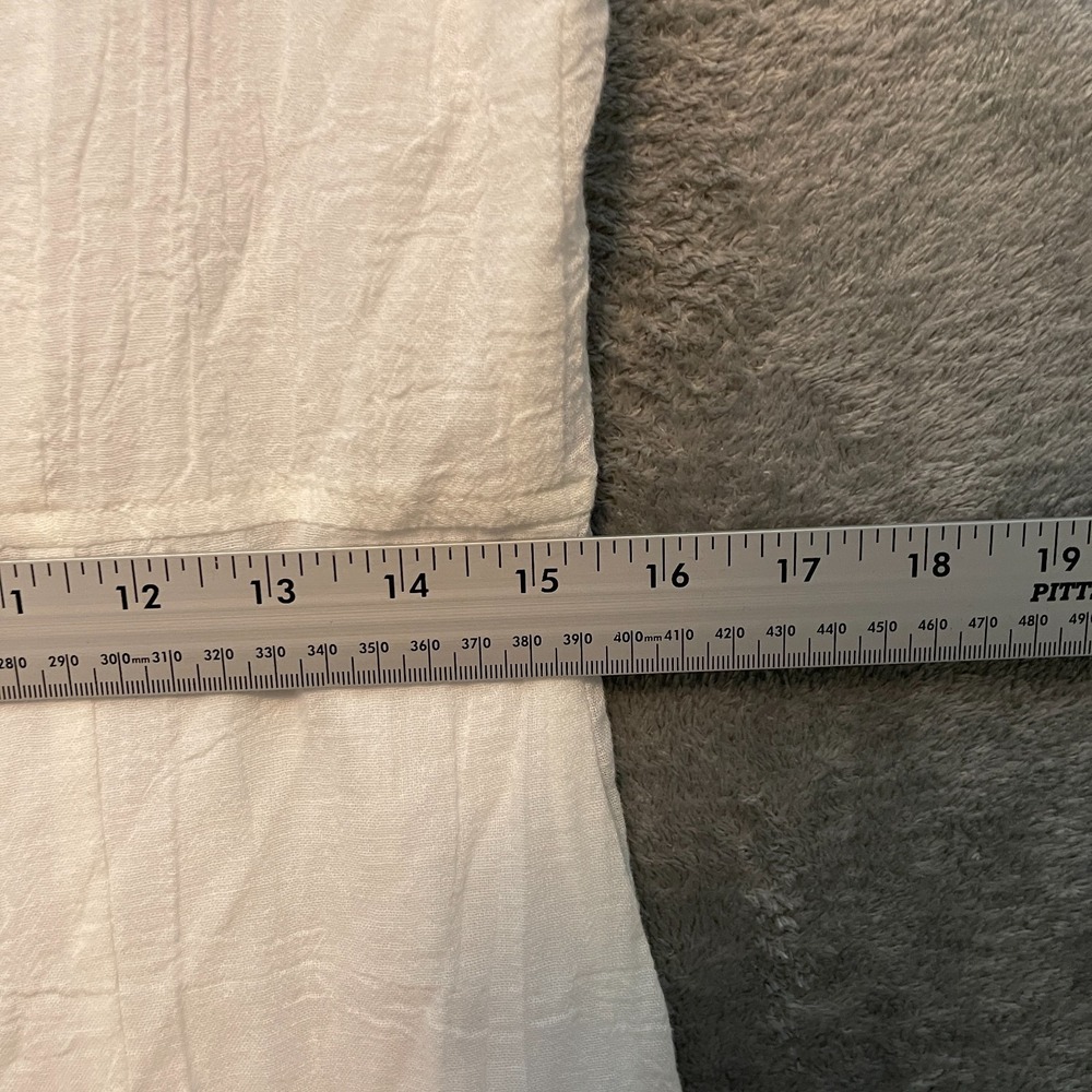 Vtg Dressbarn Women Size 10 Boho Chic Cottagecore Gauze Sleeveless Maxi Dress - Picture 8 of 10